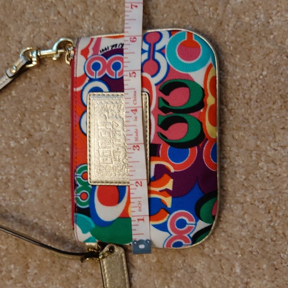 Coach multi-color wristlet - Picture 2 of 7
